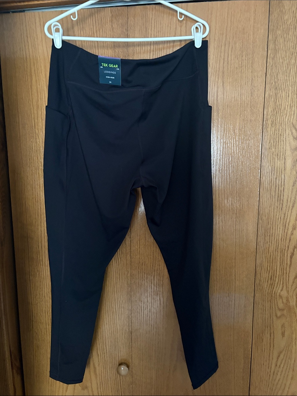 tek gear Black Girls' Active Leggings with Side Pockets